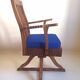 1900 Solid Teak Barber Chair