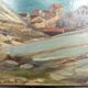 Painting, Oil on panel, "Mediterranean Coastal Town", France, 1930