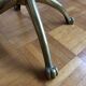 Pair of Chesterfield style brass and leather stools