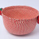 Braided basket strawberry pattern