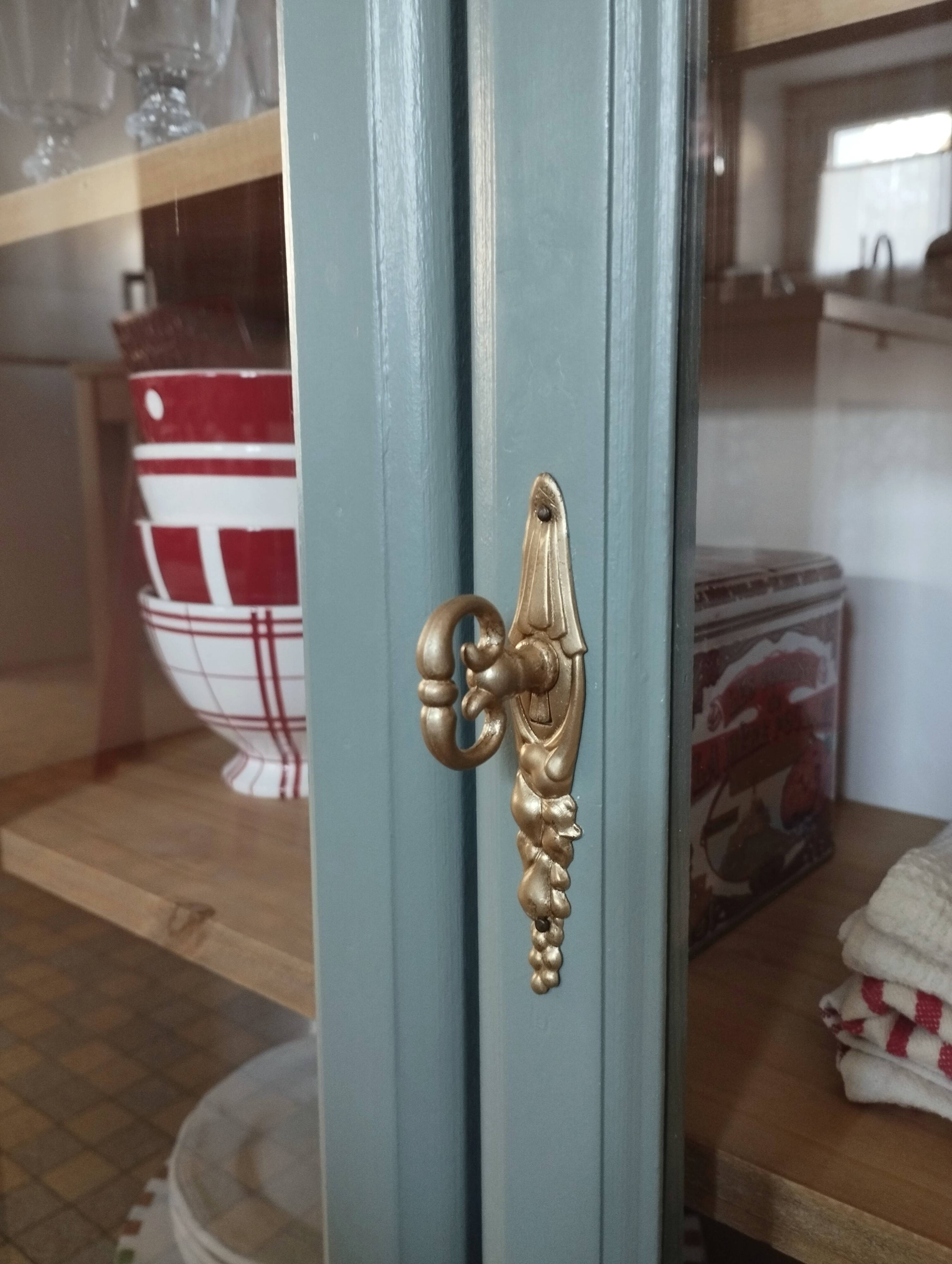 Vintage library display case