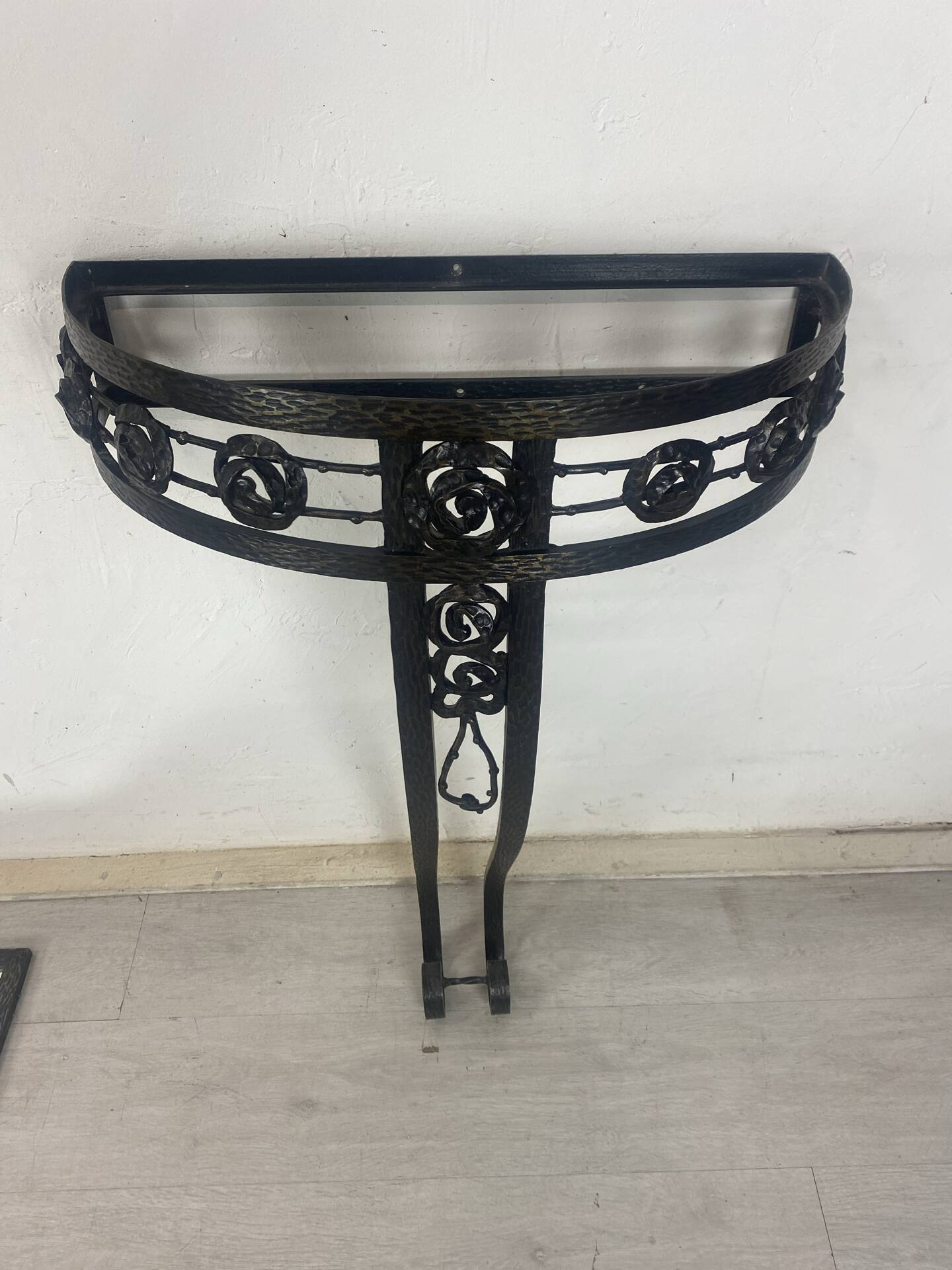 Console et miroir art déco