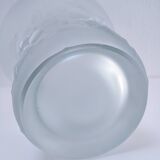 Josef Inwald glass vase with rose decoration H. 20 cm