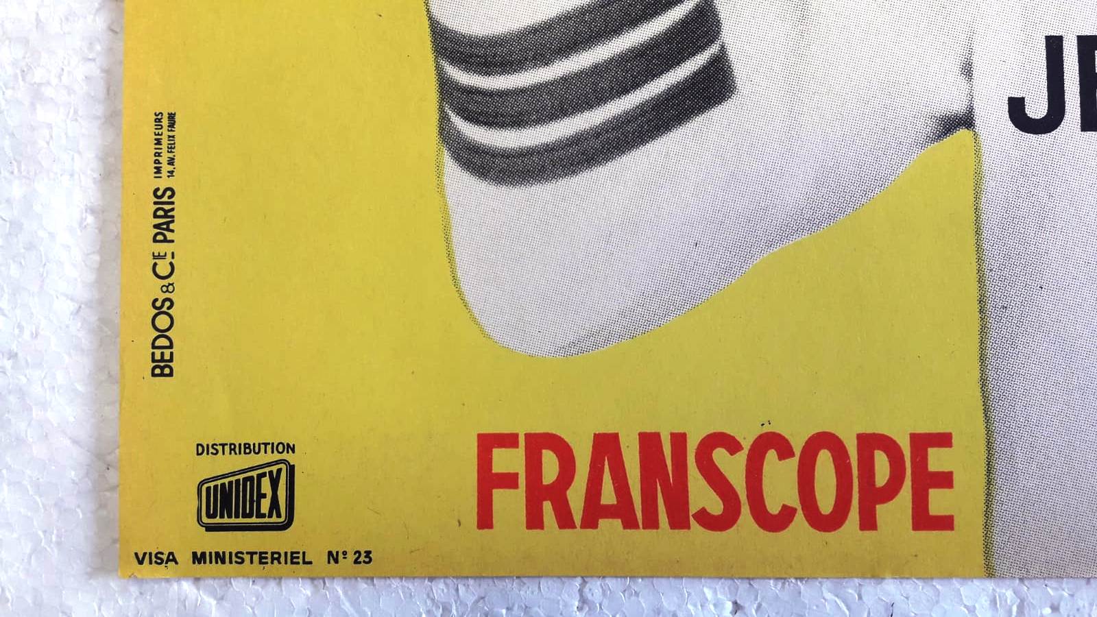 Movie poster "A Woman Is a Woman" 1961 Godard, Belmondo, Brialy...