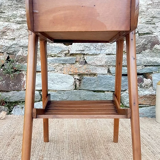 Former Scandinavian wooden sewing cart