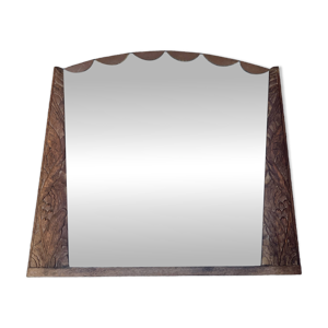 Miroir Art Déco bois