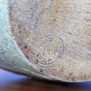 Coupe / cache-pot céramique Accolay signé – Grès émaillé vintage 60