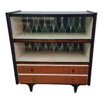 Vintage wooden showcase