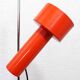Orange vice lamp 1970