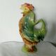 Pichet en barbotine le coq faience de st clement