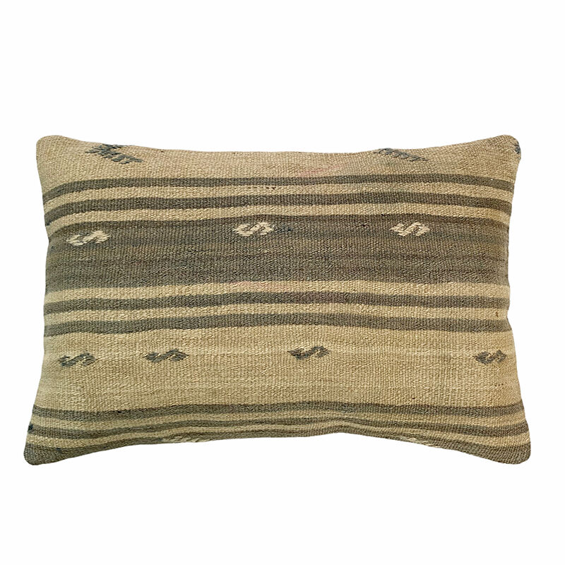 Vintage turkish handmade kilim cushion cover 40x60 cm
