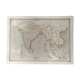 Geographic map 19th numbered India below and beyond the Ganges