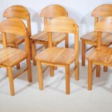 Rainer Daumiller Dining Chairs Pine Wood 1970s