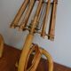 Pair of rattan wall lamps 70s Louis Sognot