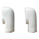 Pafo wall sconces from the Italian space age mid-century in ceramic by Ernesto Gismondi for Artemide, 1970s, set of 2.