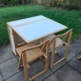 Space-saving dining set