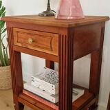 Low cabinet in blond cherry wood, Directoire style