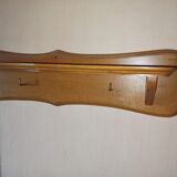 Étagère accroche casseroles en bois