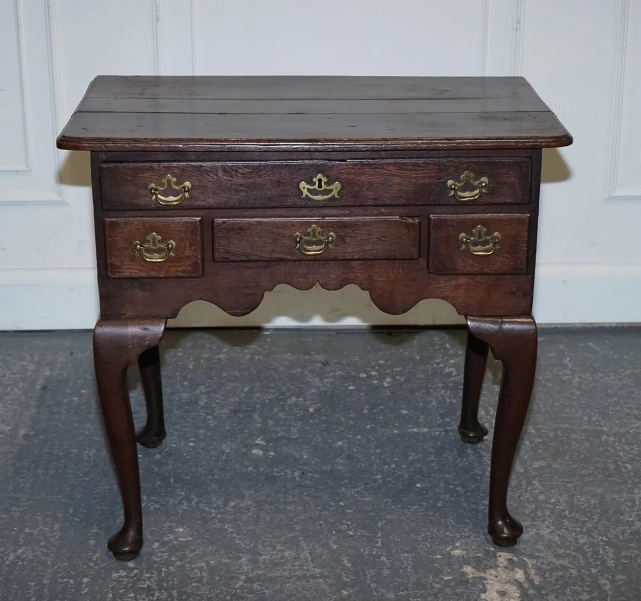 Antique Georgian Oak Desk, 1700s