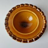 Cendrier céramique ambré années 60