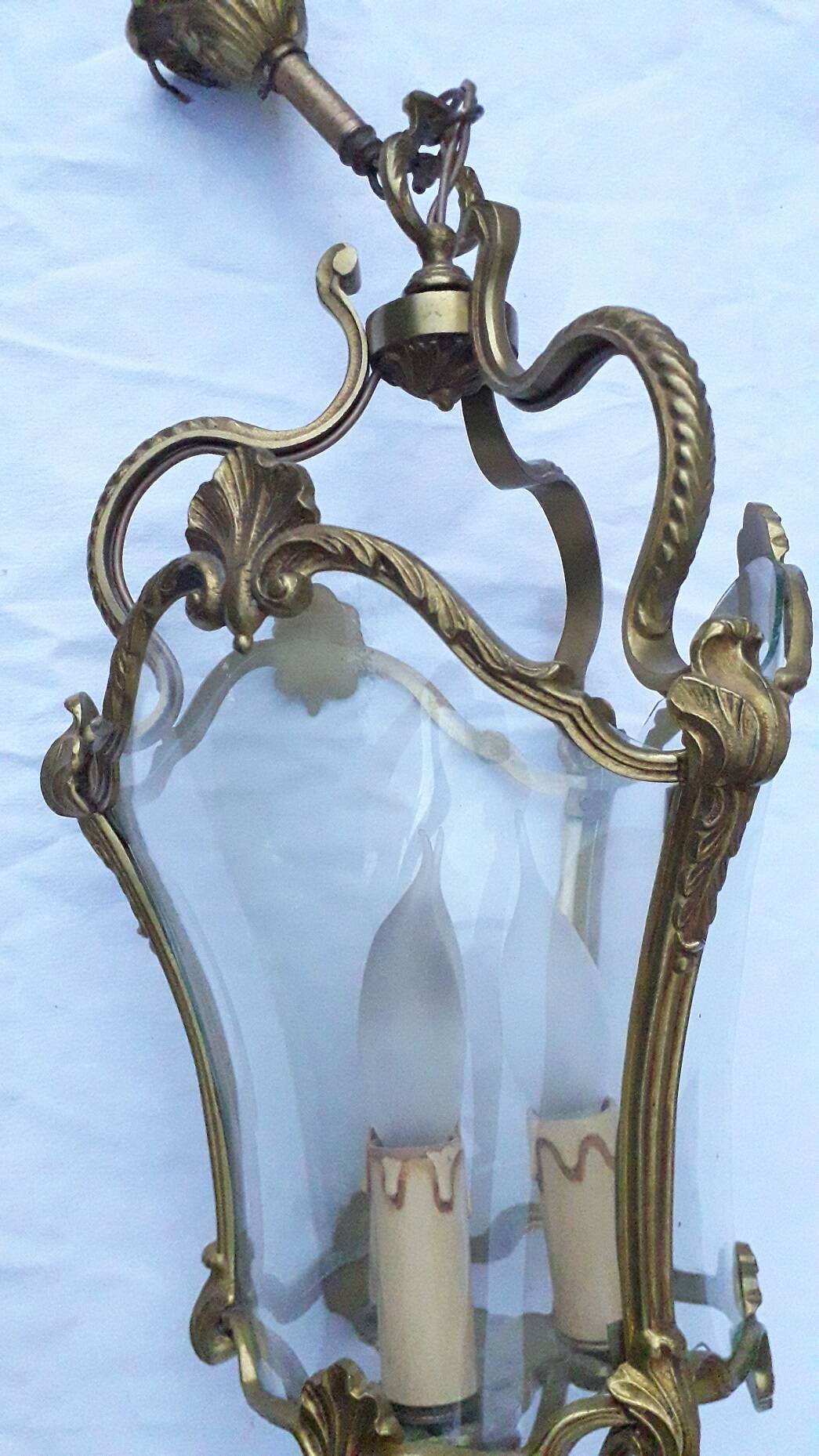 Bronze chandelier or pendant light