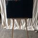Old table jeujura schoolboy in vintage foldable wood