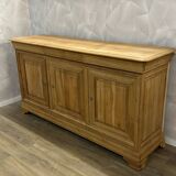Louis Philippe 3-door buffet, airbrushed and glazed
