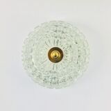 Paire d’appliques murales en verre du milieu du siècle ou de supports encastrés par Helena Tynell pour le Limbourg, Allemagne, années 1960