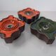 Pop Art German Ceramic Wall Lamps, 1970s, Set of 3