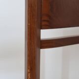 4 modernist cream chairs