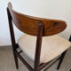 6 vintage Scandinavian teak chairs by Dyrlund
