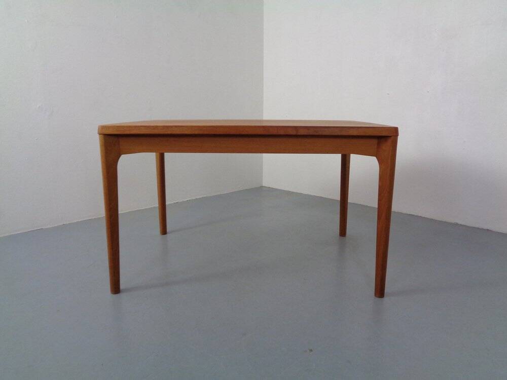 Extendable Teak Dining Table by Henning Kjærnulf for Velje Møbelfabrik, 1960s