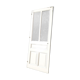 Old translucent glazed communication door 82.5x214.2cm (2)