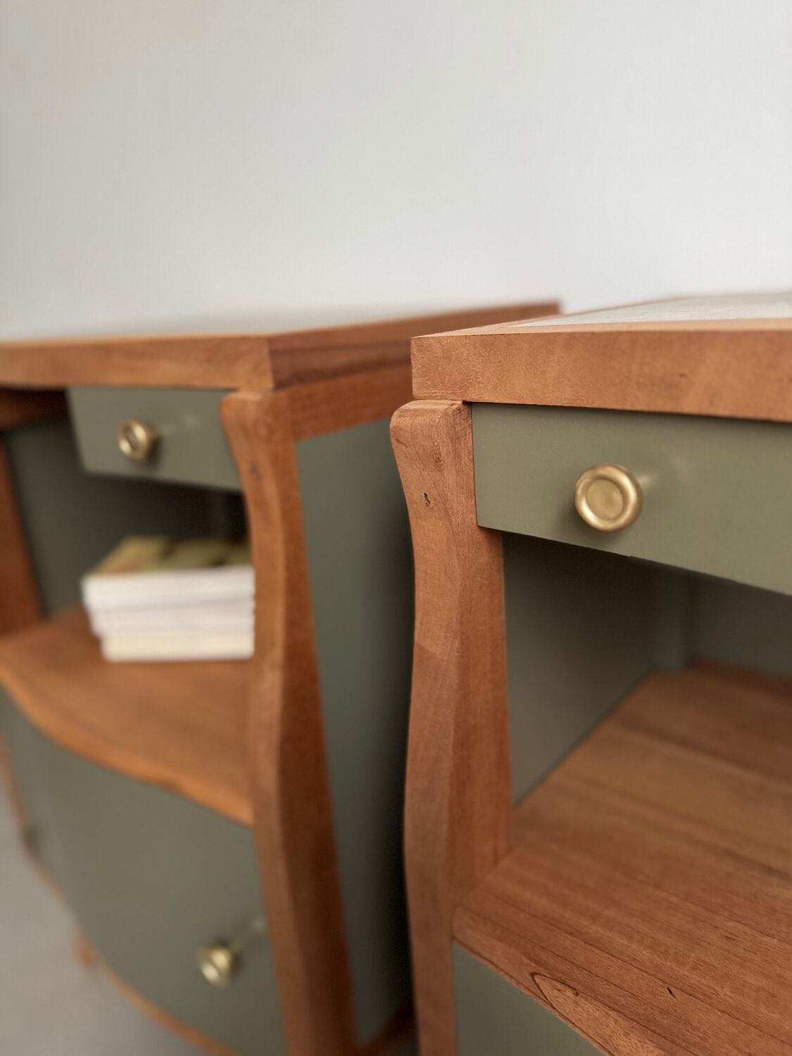 Pair of bedside tables from the 1940s/1950s.