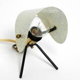 Pair of Mid Century Modern metal brass table and wall lamps by Ernest Igl