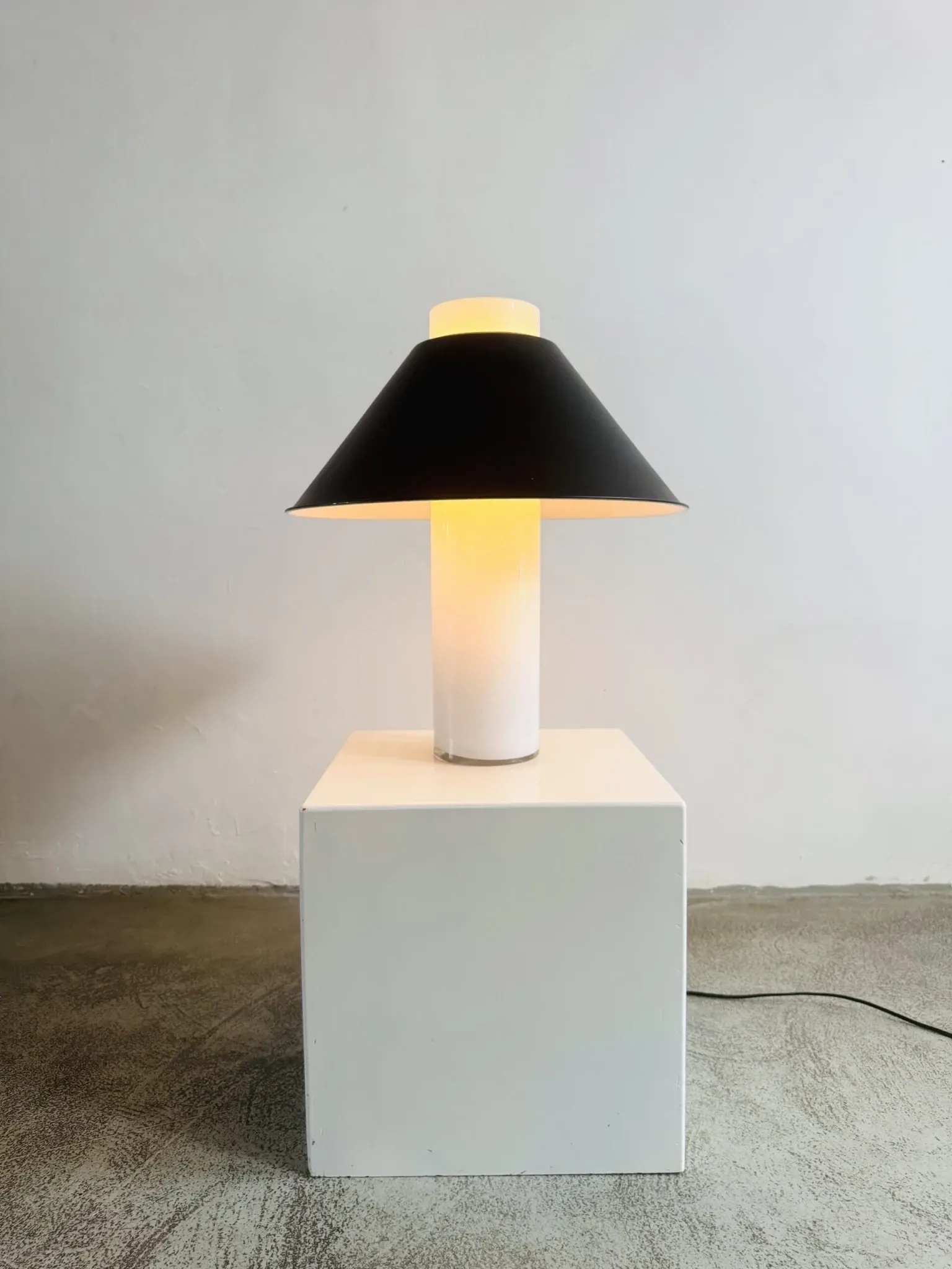 A-858 Table Lamp By Glashütte Limburg, Germany, 1960S