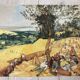 Vintage landscape watercolor