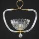 Amazing Art Decò Murano Glass Pendant Chandelier by Ercole Barovier, 1940s