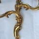 Pair of gilded bronze