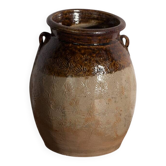 Ancient Chinese glazed stoneware vase – China, circa 1900