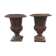 Paire de vases Médicis en fonte