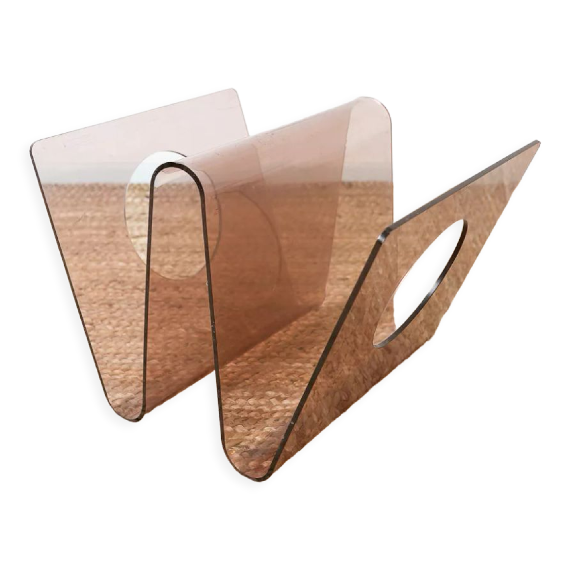 Plexiglas magazine holder Michel Dumas