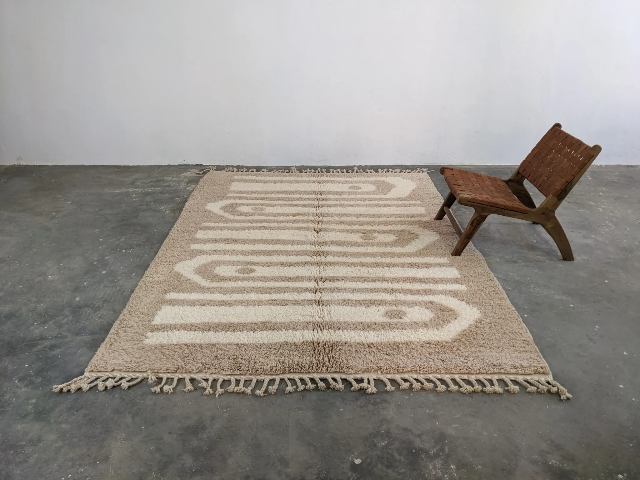 Large Beni Ouarain rug, 280 x 205 cm