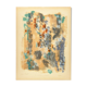 lithographie Camille Bryen : bois de feu, 1957