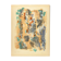 lithographie Camille Bryen : bois de feu, 1957