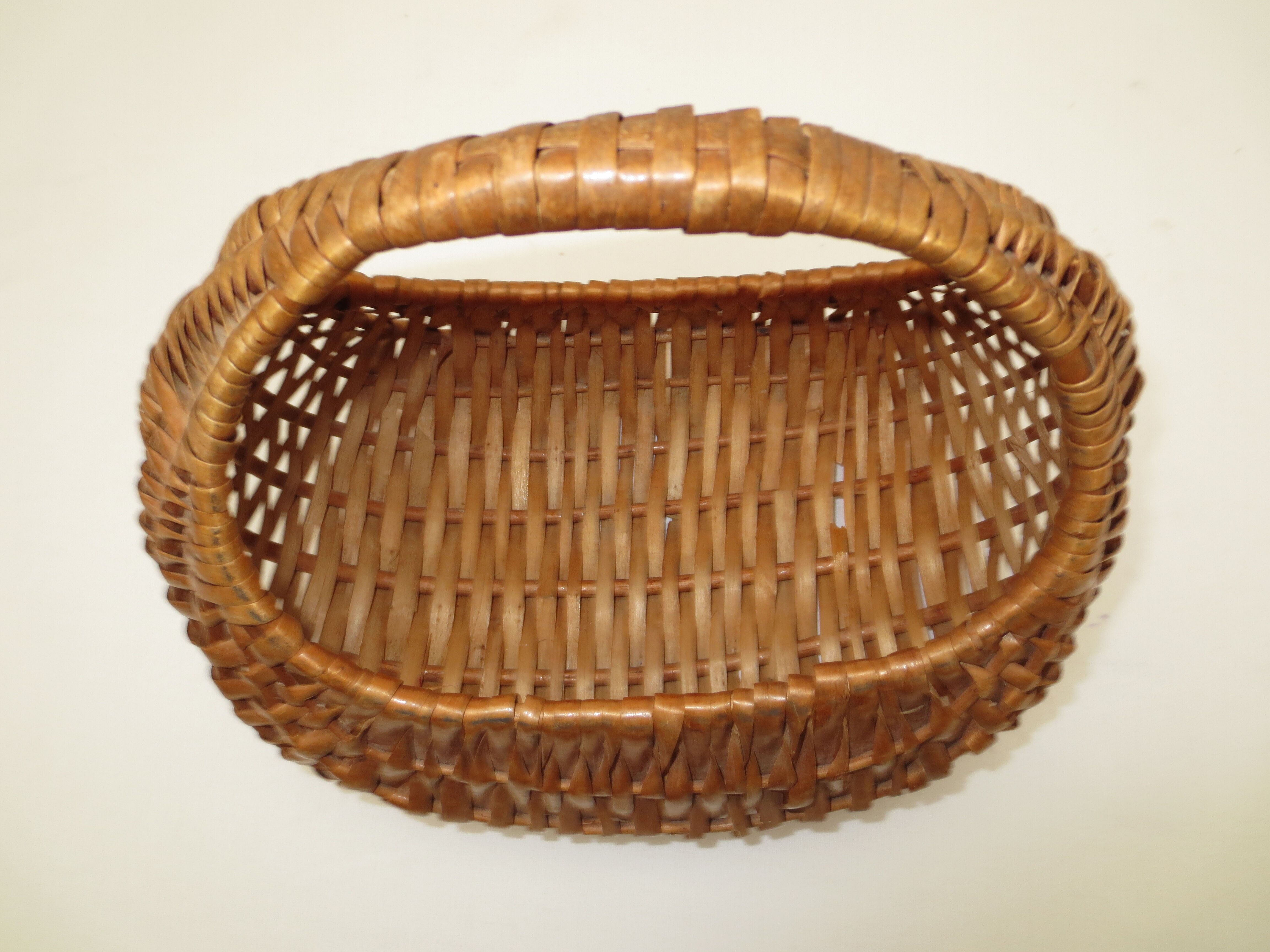Vintage wicker basket for children