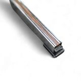 Vintage ceramic coffee table with chrome frame