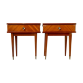 Paire de chevets scandinaves pieds compas