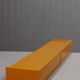 Wall shelf tablet with drawers, plastic Grosfillex 1970s Space Age