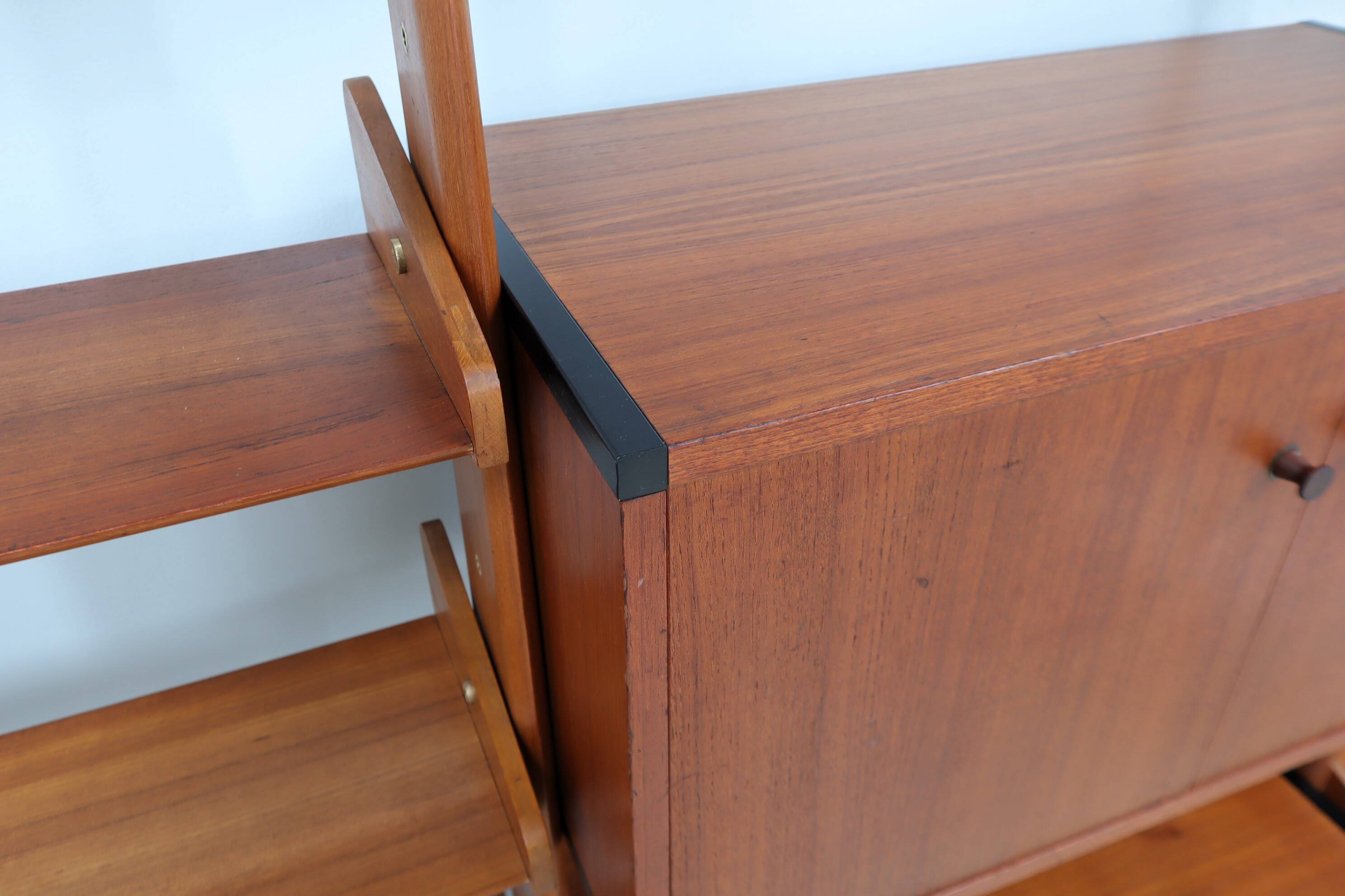 Mid century teak bookcase / shelves AV Arredamenti 1960s